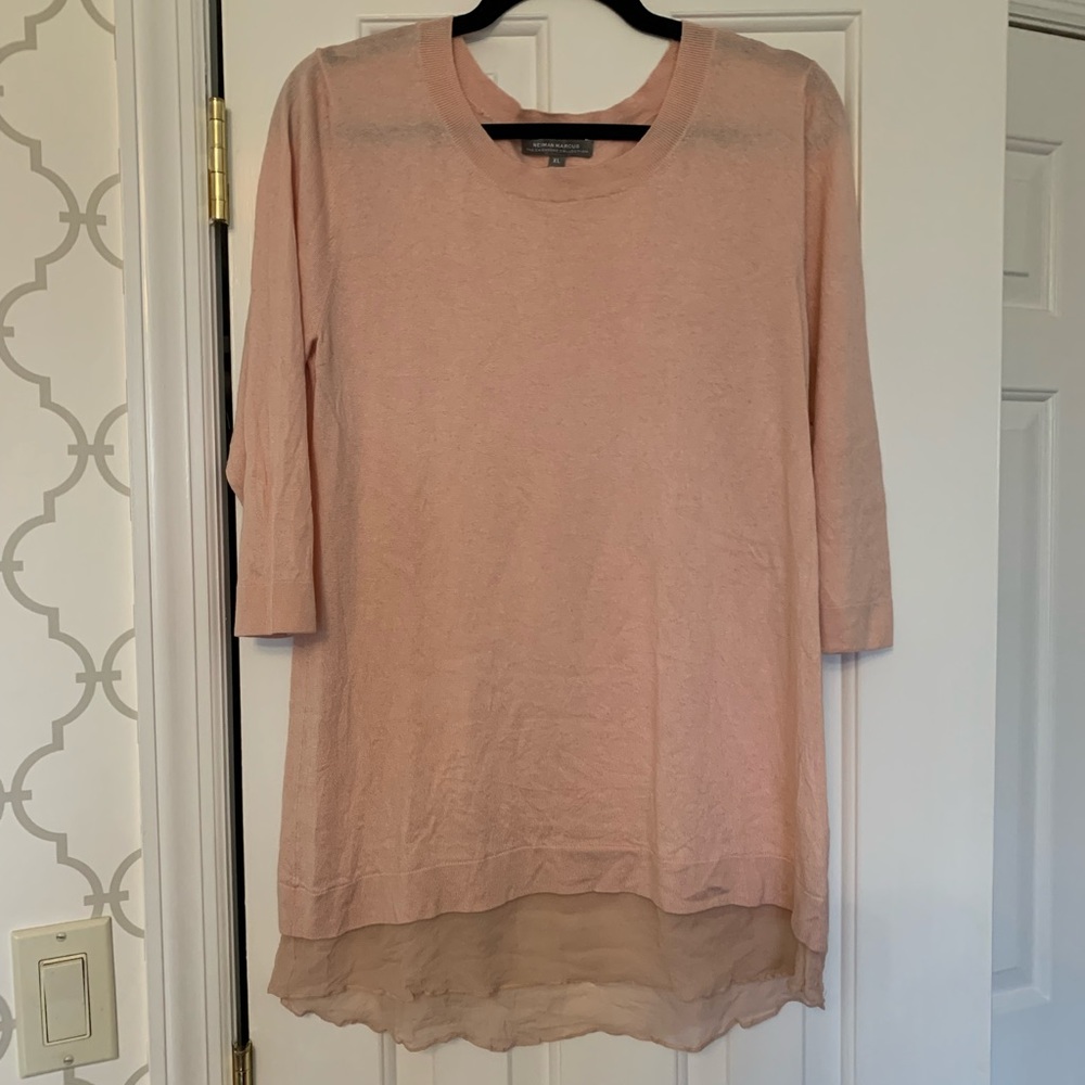 Neiman Marcus cashmere blouse